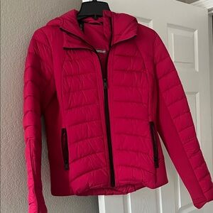 Bernardo Dark Hot Pink Quilted Jacket
